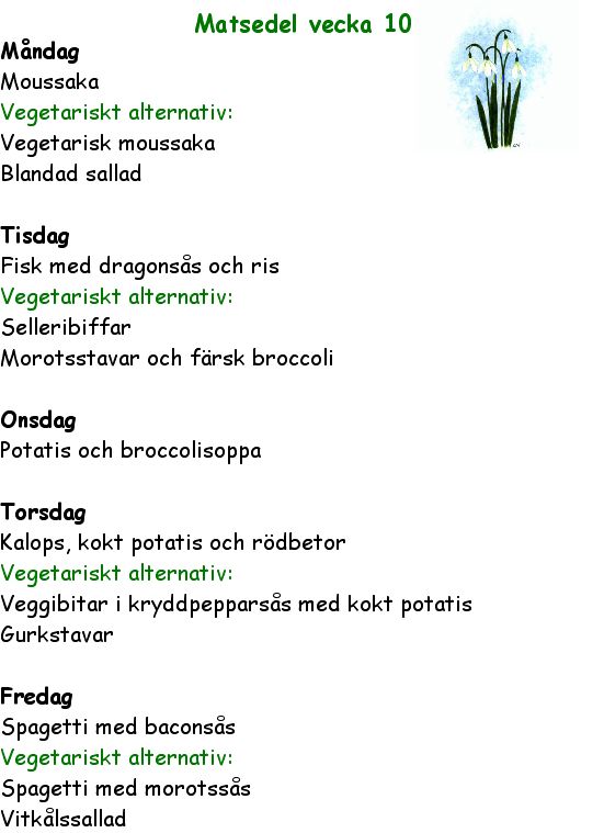 matsedel för äldre matsedel för äldre
